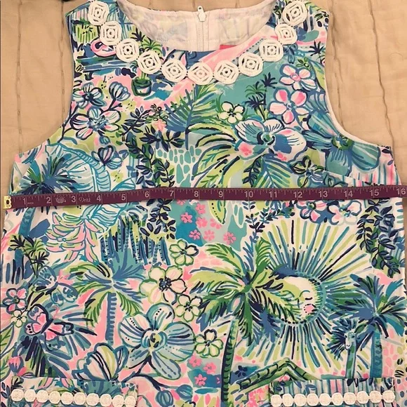 Little Lilly Pulitzer “Lilly’s House” Blue Floral Maxi Dress